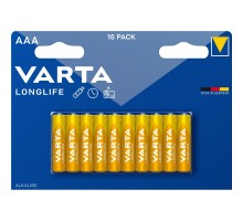 Батарейка Varta AAA Longlife лужна * 10 (04103101461)