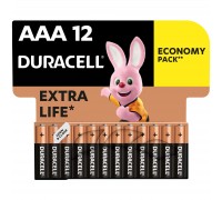 Батарейка Duracell AAA лужні 12 шт. в упаковці (5000394109254 / 81545432)