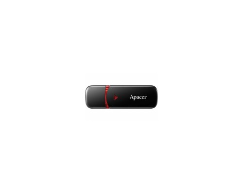 USB флеш накопичувач Apacer 16GB AH333 black USB 2.0 (AP16GAH333B-1)