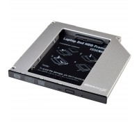 Фрейм-перехідник Grand-X HDD 2.5'' to notebook 9.5 mm ODD SATA3 (HDC-26)