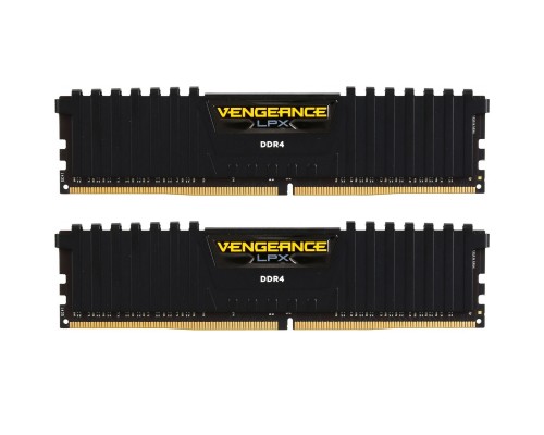 Модуль пам'яті для комп'ютера DDR4 16GB (2x8GB) 3200 MHz Vengeance LPX Black Corsair (CMK16GX4M2B3200C16)