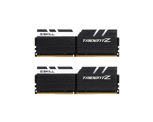 Модуль пам'яті для комп'ютера DDR4 16GB (2x8GB) 3200 MHz Trident Z Black H/White G.Skill (F4-3200C16D-16GTZKW)