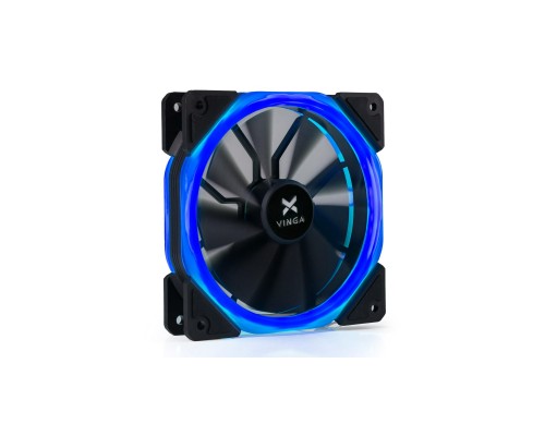 Кулер до корпусу Vinga LED fan-02 blue