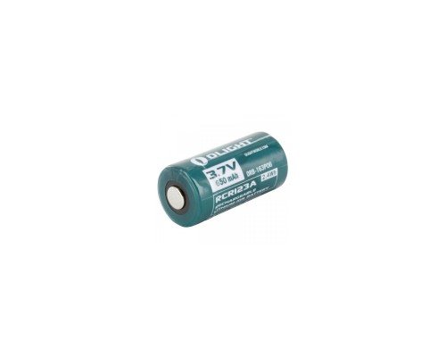 Акумулятор Olight RCR123 (16340) Li-Ion 650 mAh (ORB2-163P06)