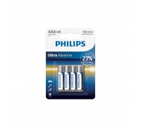 Батарейка Philips AAA LR03 Ultra Alkaline * 4 (LR03E4B/10)