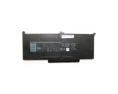 Акумулятор до ноутбука Dell Latitude 7280 F3YGT, 7500mAh (60Wh), 4cell, 7.6V, Li-ion (A47413)