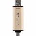 USB флеш накопичувач Transcend 256GB JetFlash 930 Gold-Black USB 3.2/Type-C (TS256GJF930C)