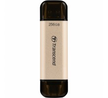 USB флеш накопичувач Transcend 256GB JetFlash 930 Gold-Black USB 3.2/Type-C (TS256GJF930C)