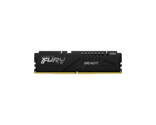 Модуль пам'яті для комп'ютера DDR5 16GB 4800 MHz Beast Black Kingston Fury (ex.HyperX) (KF548C38BB-16)