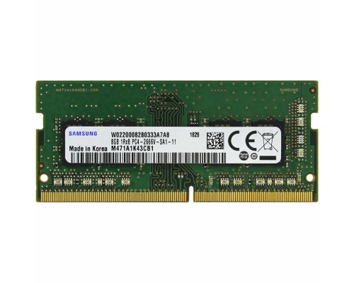 Модуль пам'яті для ноутбука SoDIMM DDR4 8GB 2400 MHz Oem Samsung (M471A1K43CB1-CRC)