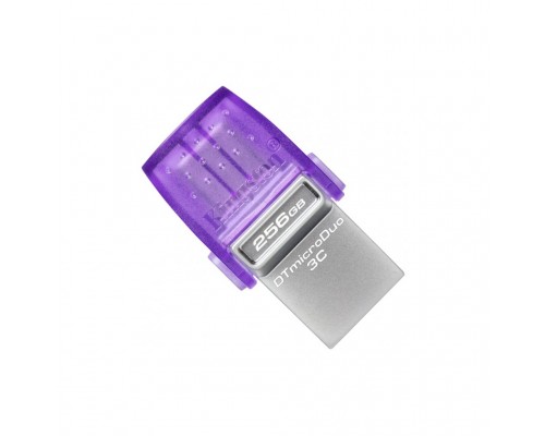 USB флеш накопичувач Kingston 256GB DataTraveler microDuo 3C USB 3.2/Type C (DTDUO3CG3/256GB)