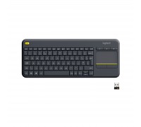 Клавіатура Logitech K400 Plus Touch Wireless UA Black (920-007145)