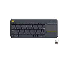 Клавіатура Logitech K400 Plus Touch Wireless UA Black (920-007145)