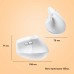 Мишка Logitech Lift for Mac Vertical Ergonomic Mouse Off White (910-006477)