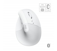 Мишка Logitech Lift for Mac Vertical Ergonomic Mouse Off White (910-006477)