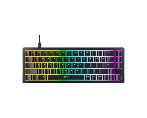 Клавіатура Xtrfy K5 68 keys Kailh Red Hot-swap RGB UA Black (K5-RGB-CPT-BLACK-R-UKR)