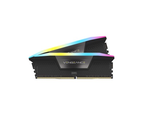 Модуль пам'яті для комп'ютера DDR5 32GB (2x16GB) 5200 MHz Vengeance RGB Corsair (CMH32GX5M2B5200C40)