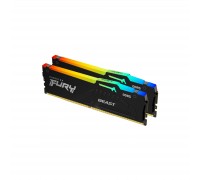 Модуль пам'яті для комп'ютера DDR5 64GB (2x32GB) 5200 MHz Beast RGB EXPO Kingston Fury (ex.HyperX) (KF552C36BBEAK2-64)