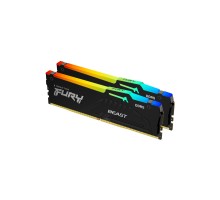 Модуль пам'яті для комп'ютера DDR5 64GB (2x32GB) 5200 MHz Beast RGB EXPO Kingston Fury (ex.HyperX) (KF552C36BBEAK2-64)