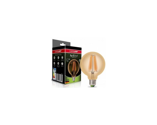 Лампочка Eurolamp G95 12W E27 4000K (LED-G95-12274(Amber))