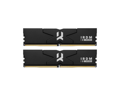 Модуль пам'яті для комп'ютера DDR5 64GB (2x32GB) 5600 MHz IRDM Black Goodram (IR-5600D564L30/64GDC)