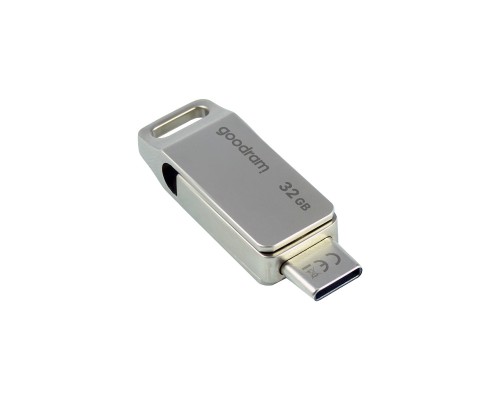 USB флеш накопичувач Goodram 32GB ODA3 Silver USB 3.0 / Type-C (ODA3-0320S0R11)