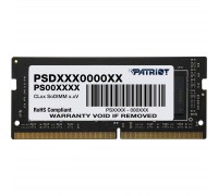 Модуль пам'яті для ноутбука SoDIMM DDR4 16GB 2666 MHz Signature Line Patriot (PSD416G266681S)