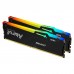 Модуль пам'яті для комп'ютера DDR5 16GB (2x8GB) 6000 MHz FURY Beast RGB Kingston Fury (ex.HyperX) (KF560C36BBEAK2-16)