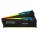 Модуль пам'яті для комп'ютера DDR5 16GB (2x8GB) 6000 MHz FURY Beast RGB Kingston Fury (ex.HyperX) (KF560C36BBEAK2-16)