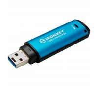 USB флеш накопичувач Kingston 16GB IronKey Vault Privacy 50 Blue USB 3.2 (IKVP50/16GB)