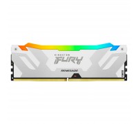 Модуль пам'яті для комп'ютера DDR5 16GB 6400 MHz Renegade White/Silver Kingston Fury (ex.HyperX) (KF564C32RWA-16)