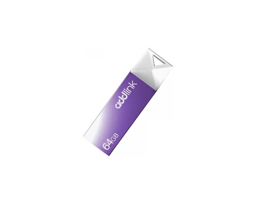 USB флеш накопичувач AddLink 64GB U10 Violet USB 2.0 (ad64GBU10V2)