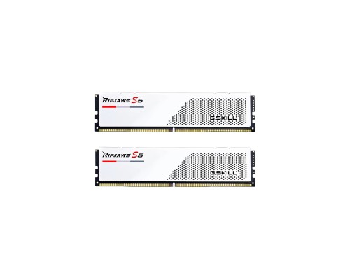 Модуль пам'яті для комп'ютера DDR5 32GB (2x16GB) 5600 MHz Ripjaws S5 White G.Skill (F5-5600J4040C16GX2-RS5W)