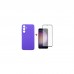 Чохол до мобільного телефона Dengos Kit for Samsung Galaxy S23 FE case + glass (Purple) (DG-KM-12)