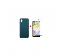 Чохол до мобільного телефона Dengos Samsung Galaxy A04 Case + Glass (Green) (DG-KM-75)