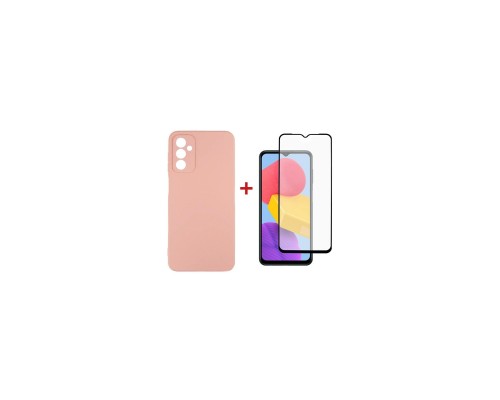 Чохол до мобільного телефона Dengos Samsung Galaxy M13 Case + Glass (Pink) (DG-KM-72)