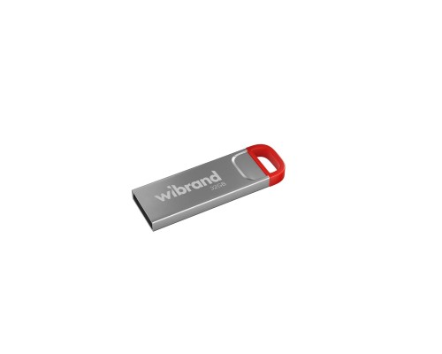 USB флеш накопичувач Wibrand 32GB Falcon Silver-Red USB 2.0 (WI2.0/FA32U7R)