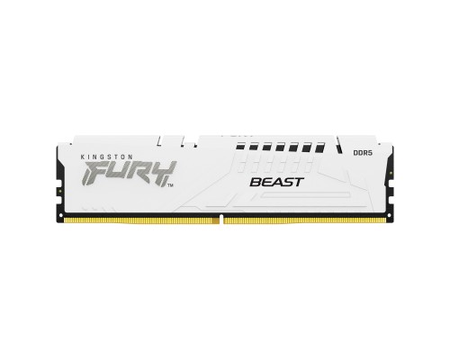 Модуль пам'яті для комп'ютера DDR5 16GB 6400 MHz Beast White XMP Kingston Fury (ex.HyperX) (KF564C32BW-16)