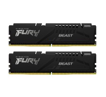 Модуль пам'яті для комп'ютера DDR5 32GB (2x16GB) 6800 MHz Beast Black EXPO Kingston Fury (ex.HyperX) (KF568C34BBEK2-32)