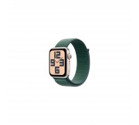 Смарт-годинник Apple Watch SE 2024 GPS 44mm Starlight Aluminium Case with Lake Green Sport Loop (MXEW3QH/A)