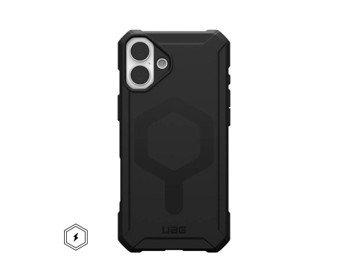 Чохол до мобільного телефона UAG iPhone 16 Plus Essential Armor Magsafe Black (114447114040)