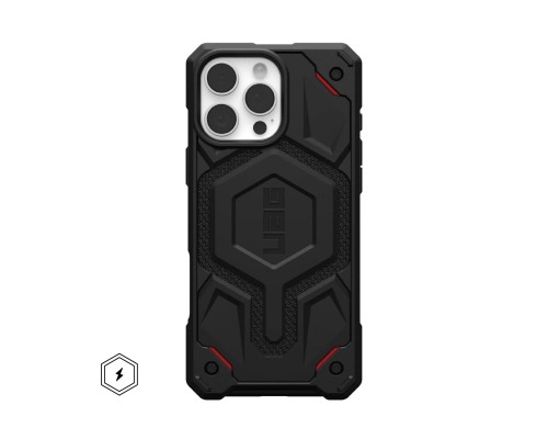 Чохол до мобільного телефона UAG iPhone 16 Pro Max Monarch Pro Magsafe Kevlar Black (114457113940)