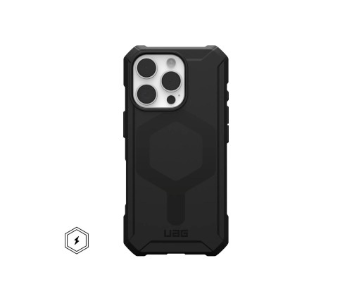 Чохол до мобільного телефона UAG iPhone 16 Pro Essential Armor Magsafe Black (114448114040)