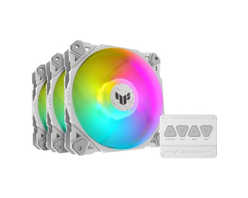 Кулер до корпусу Corsair TUF Gaming TF120 ARGB 3IN1 White (90DA0033-B09030)