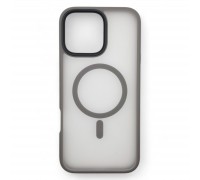 Чохол до мобільного телефона BeCover Metal Buttons Case (MagSafe) для Apple iPhone 16 Pro Gray (712098)