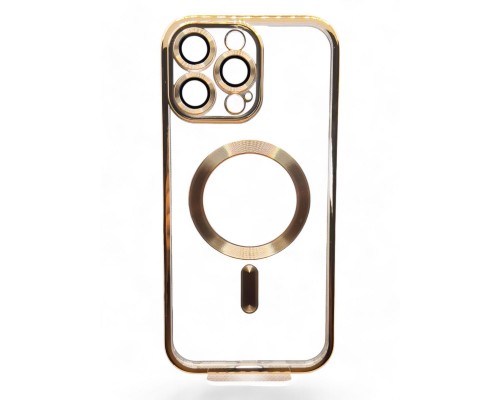 Чохол до мобільного телефона BeCover TPU Chrome Case (MagSafe) для Apple iPhone 16 Pro Gold (712081)