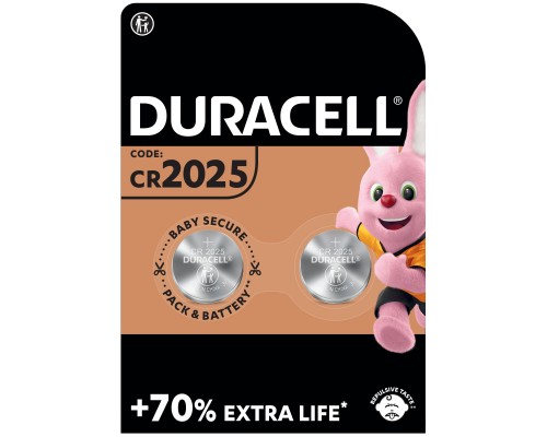 Батарейка Duracell CR 2025 / DL 2025 * 2 (5000394203907 / 5008922)