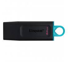 USB флеш накопичувач Kingston 64GB DataTraveler Exodia Black/Teal USB 3.2 (DTX/64GB)