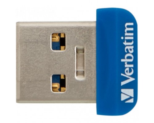 USB флеш накопичувач Verbatim 64GB Store 'n' Stay NANO Blue USB 3.0 (98711)