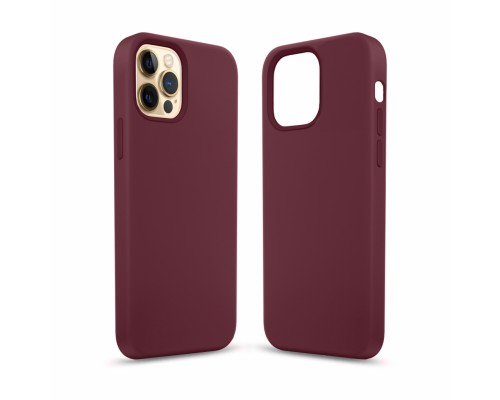 Чохол до мобільного телефона MakeFuture Apple iPhone 12 Pro Max Premium Silicone Plum (MCLP-AI12PMPL)